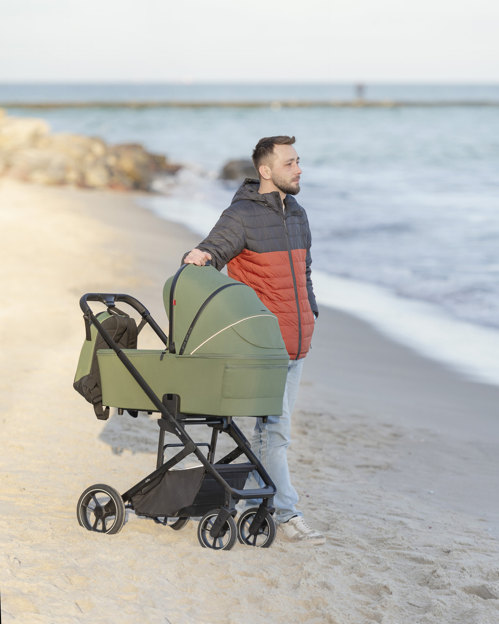 Коляска універсальна 2в1 Carrello Alfa Альфа, Sea Green, фото 1