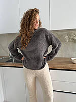 Мʼяка піжама жіноча. Затишний домашній костюм. Теплий одяг для дому., фото 6