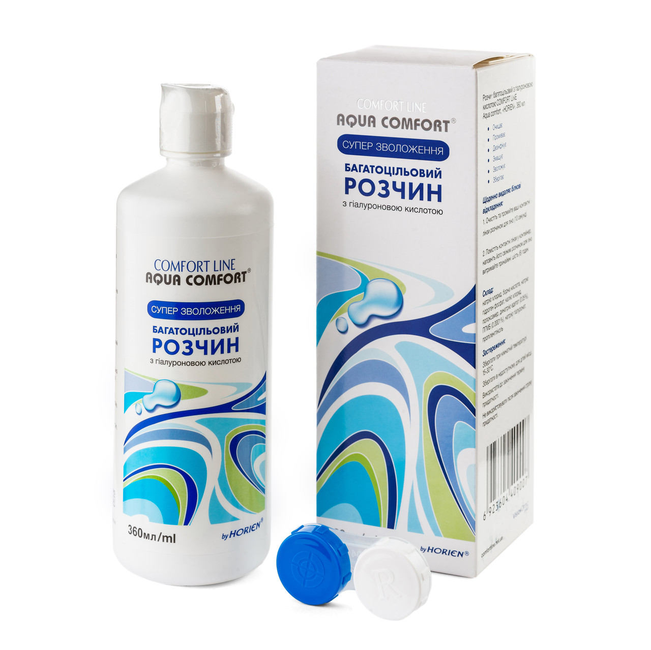Раствор для линз Сomfort Line by HORIEN Aqua comfort 360 мл (ID ...