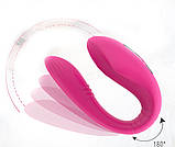 Компактний вібратор для клітора LOLITOP Рожевий вібратор + пульт, фото 5