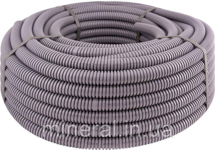Труба гофрована ПВХ з протяжкою stand 33/40 (25м), E.NEXT, (s028015)