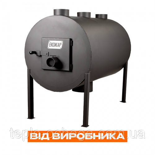 Дровяна піч буржуйка Екожар Про 1000 вертикальна