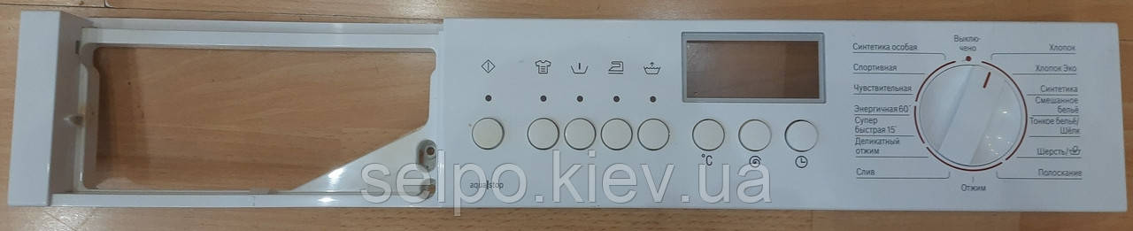 Панель керування індикації пральної машини Bosch WIS28440 OE 30, фото 1