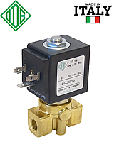 Электромагнитный клапан для воды ODE 21A2KV30, 1/4", НЗ, -10+140°С, FKM, нормально закрытый, прямого действия