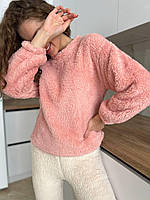 Мʼякі піжами теплі. Жіночий затишний костюм для дому. Комплект для сну., фото 4