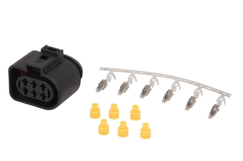 Корпус електричного роз`єма 6 pin AUDI A3 (Китай/Тайвань). 1J0973733, фото 1
