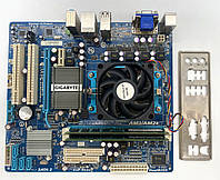 Комплект:материнская плата Gigabyte GA-MA74GM-S2 +процессор AMD Athlon II X4 635 2,9GHz SAM3+ оперативная памя