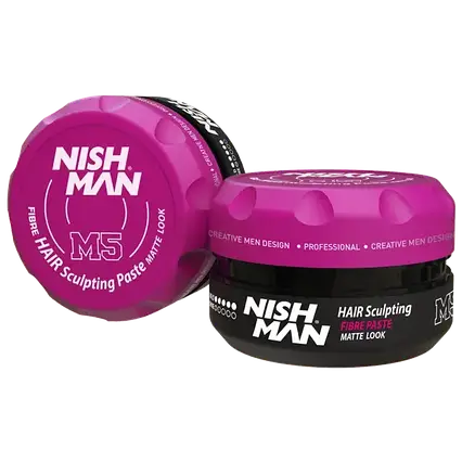 Матова паста-файбер для укладання волосся Nishman Matte Paste М5 30мл