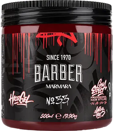 Гель для укладання волосся Barber Marmara Hair Gel №33 500 мл
