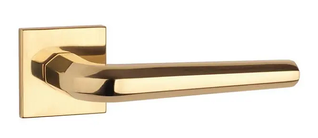 Ручки дверні Tupai 4160Q /01 золото поліроване (для міжкімнатних/вхідних дверей ), фото 1