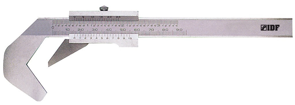 Штангенциркуль призматический 0-60 мм, 5-и точечный, деление 0,05 мм, IDF (Италия) - фото 1 - id-p374553822