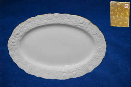 Блюдо овальна 30х21 см 12' "Біла ніч" 9716, фото 1