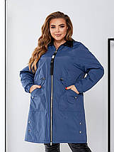 Жіноча вітровка з плащової тканини батал, фото 3