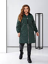 Жіноча вітровка з плащової тканини батал, фото 5