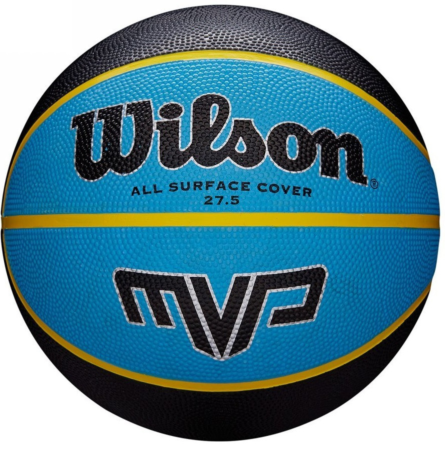 М'яч баскетбольний тренувальний Wilson MVP 275 BSKT BLKBLU SZ5 (Оригінал із гарантією)