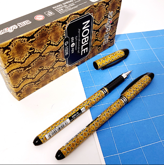 Ручка гелева G-1026 Snake, чорна