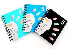 Блокнот А-6 108арк. пласт.обкл. з розділ., SH-YBTK-50120, фото 3