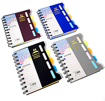 Блокнот А-6 108арк. пласт.обкл. з розділ., SH-YBTK-50120, фото 4