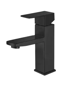 КОМПЛЕКТ ЗМІШУВАЧІВ ДЛЯ ВАННОЇ КІМНАТИ В ЧОРНОМУ КОЛЬОРІ З НЕРЖАВІЮЧОЇ СТАЛІ SUSCOMPL5, фото 3