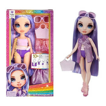 Лялька Rainbow High серії Swim & Style Пляжна – Віолетта 507314