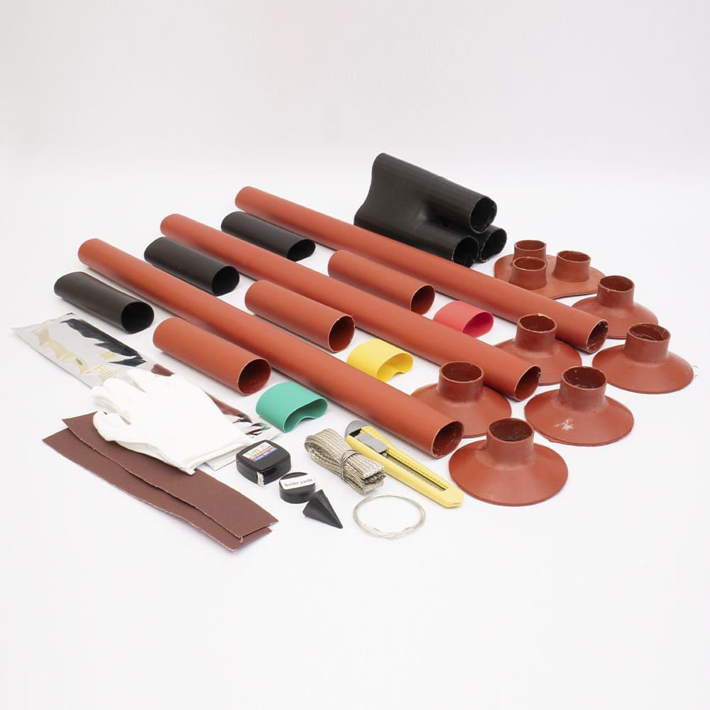 Муфта кінцева термоусаджувальна до 10кВ для кабеля з пластмасовою ізоляцією 3ПКНтп10 (25-50 мм?) без, фото 1