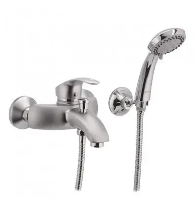 СМЕСИТЕЛЬ ДЛЯ ВАННЫ С КОРОТКИМ ИЗЛИВОМ HB MARS 009 SATIN