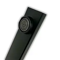 СМІСК ДЛЯ КУХНІ ЧОРНИЙ З НІЖАВЕЙКИ MX KUB-011 BLACK, фото 3