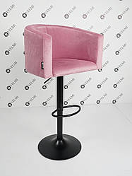 Візажний стілець для бровиста барний високий табурет для макіяжу високе візажне крісло Vanilla VM40