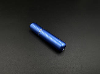 Атомайзер для спрей-духів з отвором для наповнення 80х16мм на 5мл. Синього кольору.