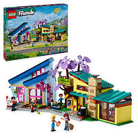 Конструктор Лего Френдс Сімейні будинки Оллі та Пейслі Lego Friends Olly and Paisley's Family Houses 42620