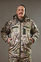 Куртка военная тактическая утепленная Софтшелл Мультикам (Зима -30С)