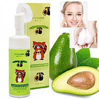 Пінка-мус для вмивання обличчя з екстрактом авокадо Sersanlove Avocado