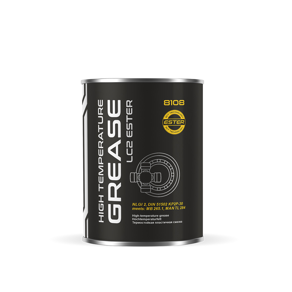 Мастило високотемпературне Mannol 8108 LC-2 HighTemperature Grease 800г (24)