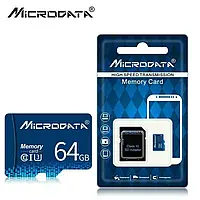 MicroSD Карта памяти Extreme Pro 64Gb Class 10 + SD-адаптер