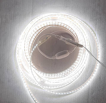 Комплект стрічка LED IP65 220V 5м + адаптер в розетку