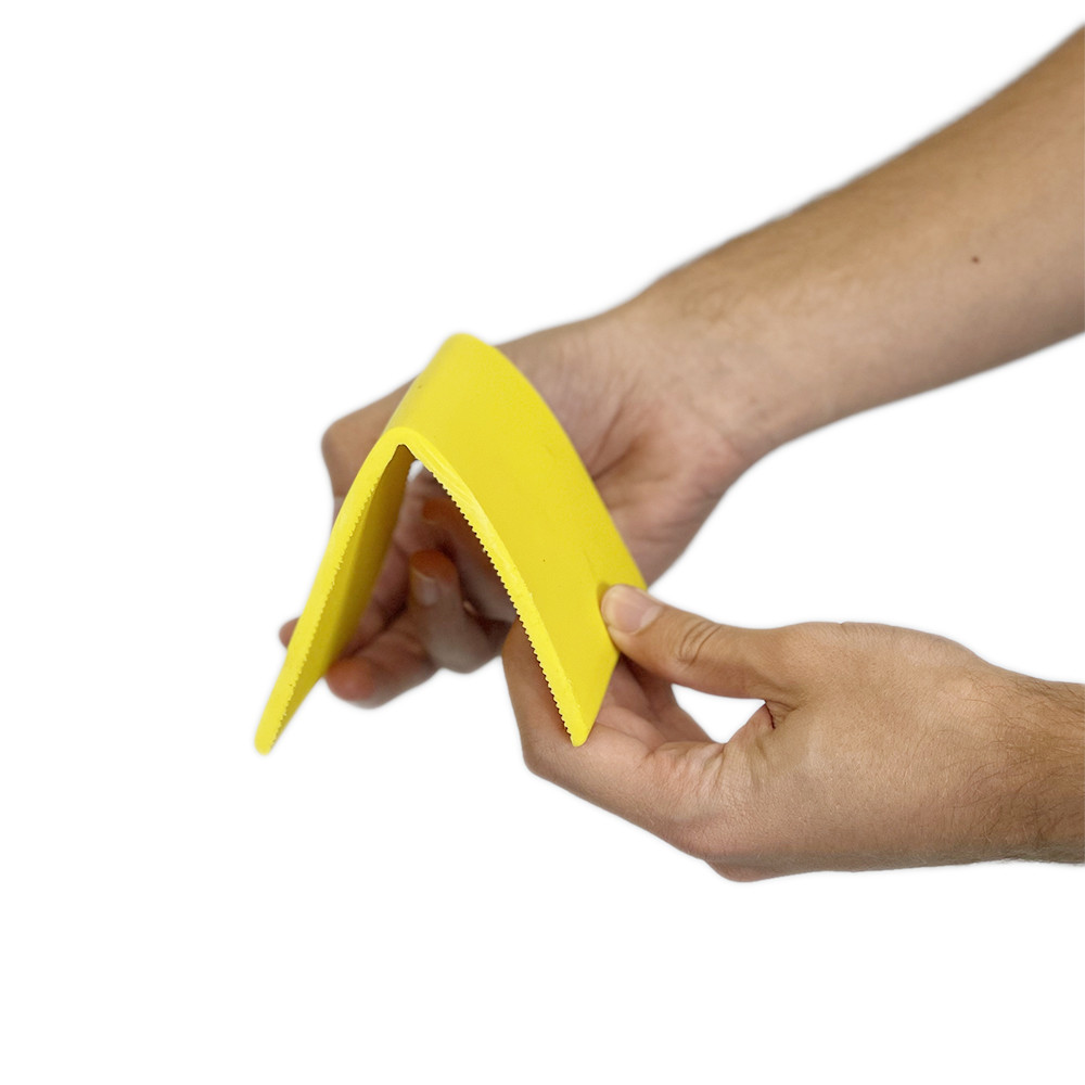 Відбійник кутовий промисловий HSP 102 ударостійкий і термостійкий з ПВХ жовтого кольору, 3.м.п, фото 1