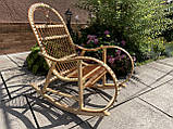 Крісло-гойдалка "Ротанг" бежеве No1, фото 5