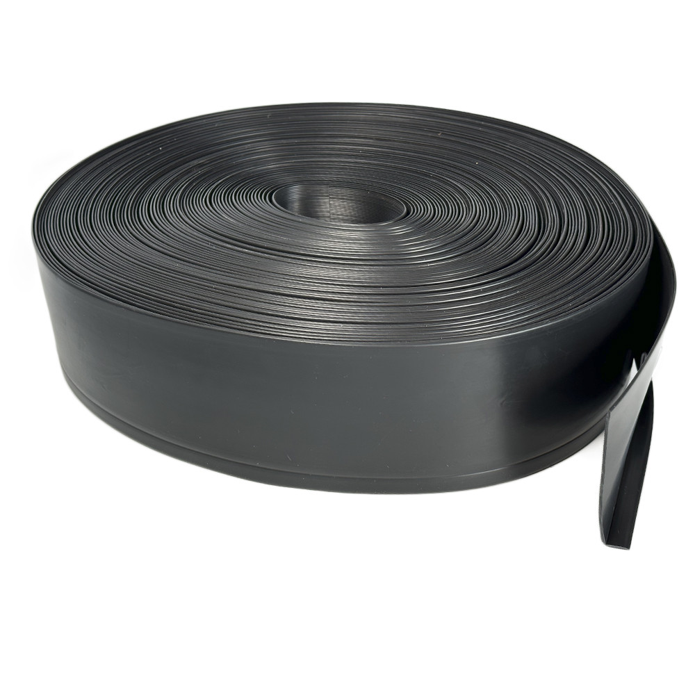 Гнучкий плінтус для підлоги PS7510 25 м.п. Гнучкі підлогові плінтуси ПВХ Туреччина чорний, рулон 25 м.п., фото 1