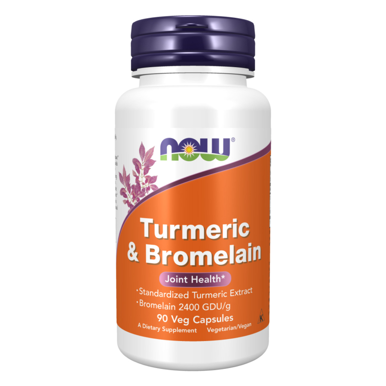 Turmeric & Bromelain - 90 vcaps, фото 1