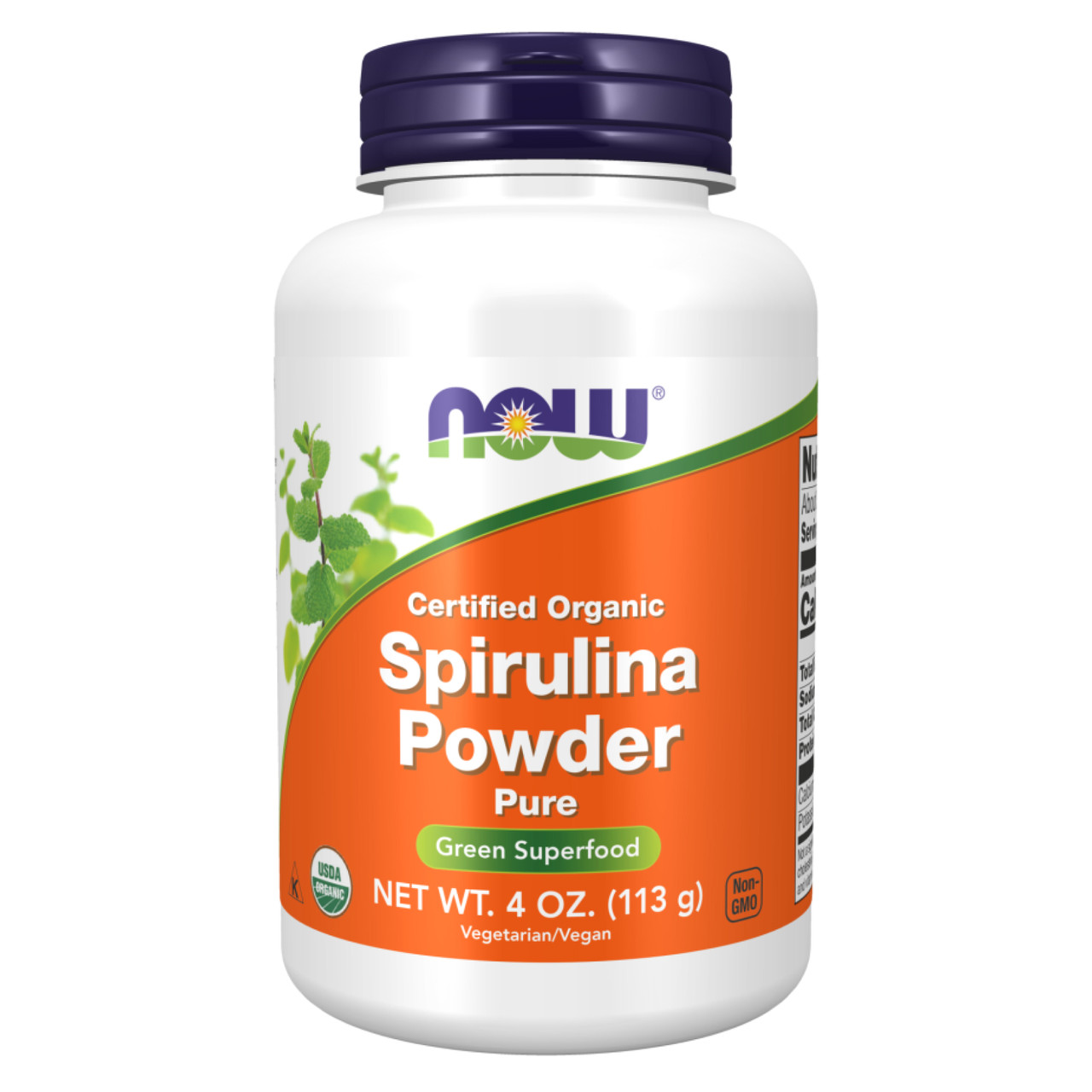 Organic Spirulina Powder - 113g, фото 1
