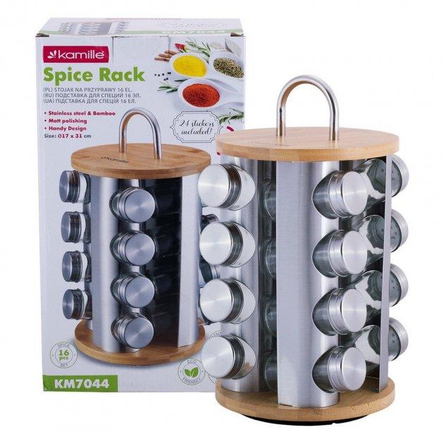 Набір ємностей для спецій Kamille 17 пр. KM-7044, фото 1