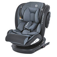 Детское автокресло El Camino ME 1045-1 EVOLUTION 2360? Royal Dark Gray, ISOFIX, группа 0+/1-2-3