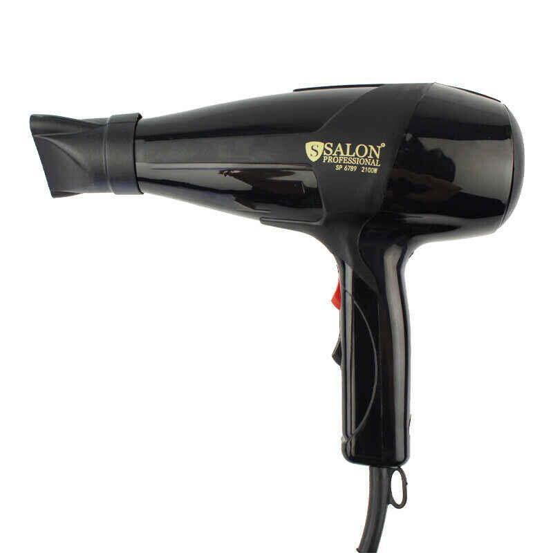Професійний фен Salon Professional 6789 (2100 W), чорний, фото 1