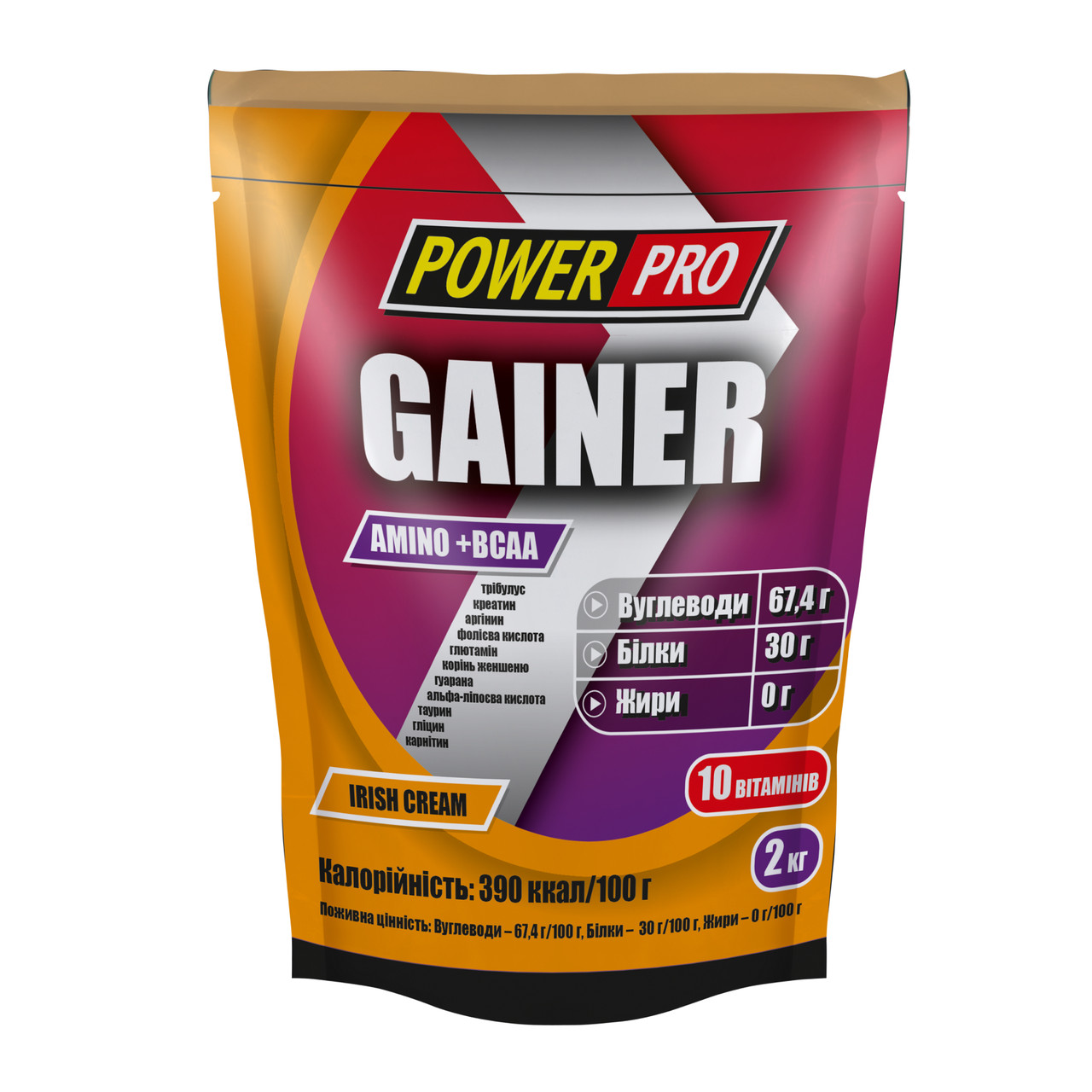 Gainer - 2000g Irish Cream, фото 1