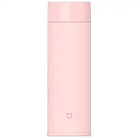 Термокружка чашка термос із нержавіючої сталі Xiaomi, 350 мл, з кришкою, для кави та чаю, Рожева