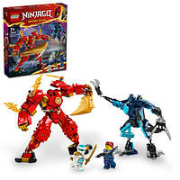 Конструктор Лего Ниндзяго Кай огненный механизм Lego Ninjago Kai's Elemental Fire Mech 71808