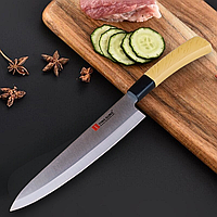 Кухонный нож японский  YING GUNS "Слоновая кость" 33 см Шеф-нож