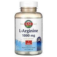 L-аргінін KAL "L-Arginine" 1000 мг (120 таблеток)