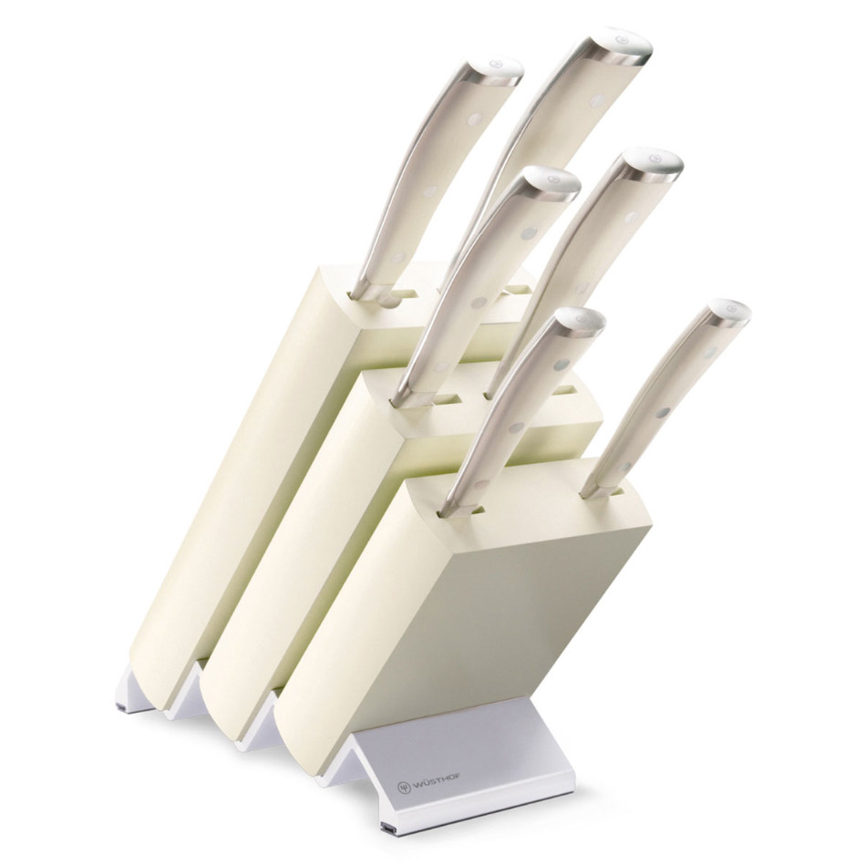 Набір ножів кухонних у колоді Wusthof Classic Ikon Creme 7 пр (6 ножів + 1 колода) 1090470602
