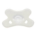Пустушка силіконова симетрична 100% силікон 0-6 міс Canpol babies 1 шт. (колір білий), фото 3